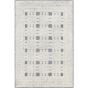 Gray & Ivory 6'x9' Wool Rug