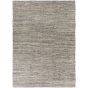 6'x9' Blue Jute & Leather Rug