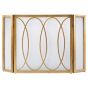Gold Parisian Fire Screen
