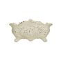 Cast Iron Cachepot, White