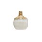Stoneware Basket Weave Vase