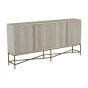 White Patterned Sideboard