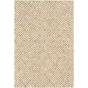 White & Beige Patterned Rug