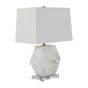 Faceted Alabaster Table Lamp