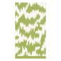 Modern Moire Green Guest Napkin