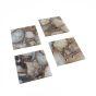 Gold Agate 4 Piece Coaster Set