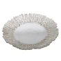 Decorative Gold and White Plate