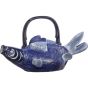 Blue and White Fish Teapot