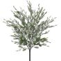 21" Green Mixed Mini Leaf Bush
