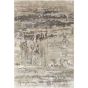 Gray, Ivory, and Camel Rug