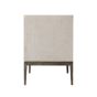 White and Brass Nightstand