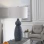 Cobalt Blue Glaze Lamp