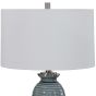 Light Blue Glazed Lamp