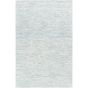 Blue and Cream Wool 5'x7'6" Rug