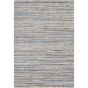 Neutral and Sky Blue Wool Rug