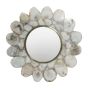 Cluster Stone Round Mirror