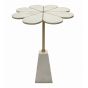 Scalloped Marble Top Table