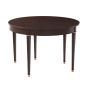 Round Dark Stain Tea Table