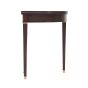 Round Dark Stain Tea Table