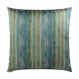 Aqua Striped 22x22 Pillow