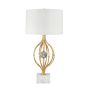 Gold Metal Cage Table Lamp