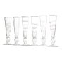 Clear Stemmed Champagne Flutes