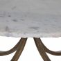 Brass&White Marble Coffee Table