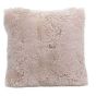 16x16 Cream Sheep Fur Pillow