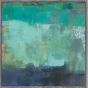 Teal, Aqua, and Navy Abstract