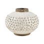 Aged White Echten Vase