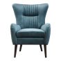 Jewel Tone Blue Accent Chair