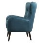 Jewel Tone Blue Accent Chair