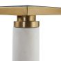 White Pillar Leg Console Table