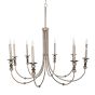 Antiqued Silver Chandelier