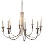 Antiqued Silver Chandelier
