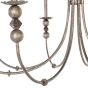 Antiqued Silver Chandelier