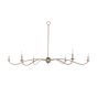 Flowing Brass Chandelier