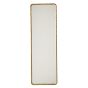 Hammered Gold Metal Mirror