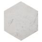 Hexagon Marble Top End Table