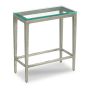 Silver Rectangle Side Table