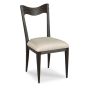 Worn Black Dining Chair