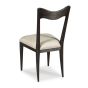 Worn Black Dining Chair