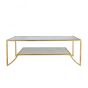 Gold Leaf Coffee Table