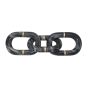 Black Marble 3 Link Chain