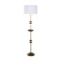 Antique Gold Cupped Floor Lamp