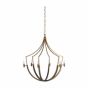 Tudor Style Brass Chandelier
