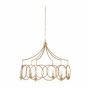 Elegant Gold Hoop Chandelier