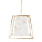 Stone Panel & Gold Pendant