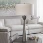 Brushed Nickel Cone Table Lamp