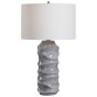Cobalt Blue Drip Glaze Lamp